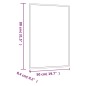 vidaXL Wandspiegel 50x80 cm Glas Rechteckig vidaXL Wandspiegel 50x80 cm Glas Rechteckig