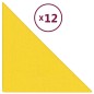 vidaXL Wandpaneele 12 Stk. Hellgelb 30x30 cm Stoff 0,54 m² vidaXL Wandpaneele 12 Stk. Hellgelb 30x30 cm Stoff 0,54 m²