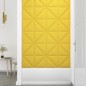vidaXL Wandpaneele 12 Stk. Hellgelb 30x30 cm Stoff 0,54 m² vidaXL Wandpaneele 12 Stk. Hellgelb 30x30 cm Stoff 0,54 m²