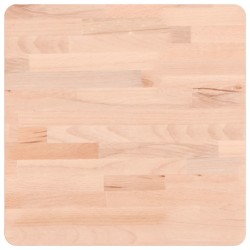 vidaXL Tischplatte 40x40x2,5 cm Quadratisch Massivholz Buche