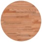 vidaXL Tischplatte Ø40x2,5 cm Rund Massivholz Buche vidaXL Tischplatte Ø40x2,5 cm Rund Massivholz Buche