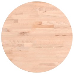 vidaXL Tischplatte Ø40x2,5 cm Rund Massivholz Buche