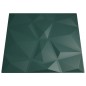 vidaXL Wandpaneele 24 Stk. Grün 50x50 cm EPS 6 m² Diamant vidaXL Wandpaneele 24 Stk. Grün 50x50 cm EPS 6 m² Diamant