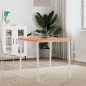 vidaXL Tischplatte 70x70x2,5 cm Quadratisch Massivholz Buche vidaXL Tischplatte 70x70x2,5 cm Quadratisch Massivholz Buche