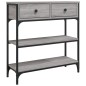 vidaXL Konsolentisch Grau Sonoma 72,5x25x75 cm Holzwerkstoff vidaXL Konsolentisch Grau Sonoma 72,5x25x75 cm Holzwerkstoff