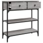 vidaXL Konsolentisch Grau Sonoma 72,5x25x75 cm Holzwerkstoff vidaXL Konsolentisch Grau Sonoma 72,5x25x75 cm Holzwerkstoff
