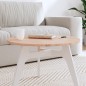 vidaXL Tischplatte Ø60x1,5 cm Rund Massivholz Buche vidaXL Tischplatte Ø60x1,5 cm Rund Massivholz Buche