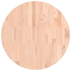 vidaXL Tischplatte Ø60x1,5 cm Rund Massivholz Buche
