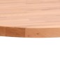 vidaXL Tischplatte Ø60x2,5 cm Rund Massivholz Buche vidaXL Tischplatte Ø60x2,5 cm Rund Massivholz Buche
