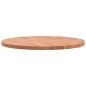 vidaXL Tischplatte Ø60x2,5 cm Rund Massivholz Buche vidaXL Tischplatte Ø60x2,5 cm Rund Massivholz Buche