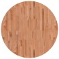 vidaXL Tischplatte Ø90x2,5 cm Rund Massivholz Buche vidaXL Tischplatte Ø90x2,5 cm Rund Massivholz Buche