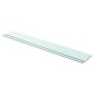 Regalböden 2 Stk. Glas Transparent 110 x 15 cm Regalböden 2 Stk. Glas Transparent 110 x 15 cm