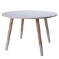 H&S Collection Kindertisch 60x41 cm Weiß H&S Collection Kindertisch 60x41 cm Weiß