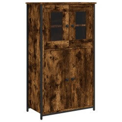 vidaXL Highboard Räuchereiche 62x32x106,5 cm Holzwerkstoff