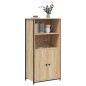 vidaXL Highboard Sonoma-Eiche 62x36x121,5 cm Holzwerkstoff vidaXL Highboard Sonoma-Eiche 62x36x121,5 cm Holzwerkstoff
