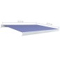 vidaXL Motorisierte Kassetten-Markise 350x250 cm Blau und Weiß vidaXL Motorisierte Kassetten-Markise 350x250 cm Blau und Weiß