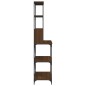 vidaXL Bäckerregal 6 Fächer Braun Eichen-Optik 90x40x180 cm vidaXL Bäckerregal 6 Fächer Braun Eichen-Optik 90x40x180 cm