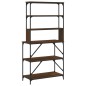 vidaXL Bäckerregal 6 Fächer Braun Eichen-Optik 90x40x180 cm vidaXL Bäckerregal 6 Fächer Braun Eichen-Optik 90x40x180 cm