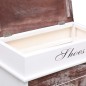 vidaXL Schuhschrank Braun 50 x 28 x 98 cm Paulownia Holz vidaXL Schuhschrank Braun 50 x 28 x 98 cm Paulownia Holz