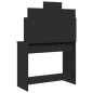 vidaXL Schminktisch mit Spiegel Schwarz 96x39x142 cm vidaXL Schminktisch mit Spiegel Schwarz 96x39x142 cm