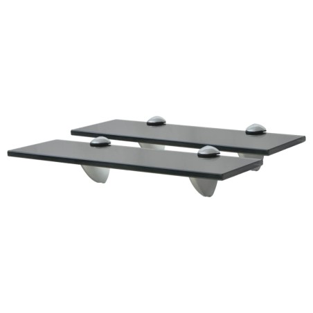vidaXL Schweberegale 2 Stk. Glas 30x20 cm 8 mm
