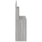 vidaXL Schminktisch mit Spiegel Grau Sonoma 96x39x142 cm vidaXL Schminktisch mit Spiegel Grau Sonoma 96x39x142 cm