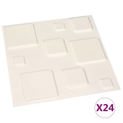 vidaXL Wandpaneele 24 Stk. 3D 0,5×0,5 m 6 m²