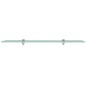 Schwebende Regale 2 Stk. Glas 80x20 cm 8 mm Schwebende Regale 2 Stk. Glas 80x20 cm 8 mm