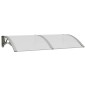 vidaXL Türvordach Grau 150x80 cm Polycarbonat vidaXL Türvordach Grau 150x80 cm Polycarbonat
