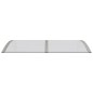 vidaXL Türvordach Grau 150x80 cm Polycarbonat vidaXL Türvordach Grau 150x80 cm Polycarbonat