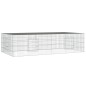 vidaXL Kaninchenkäfig 2 Paneele 220x110x55 cm Verzinktes Eisen vidaXL Kaninchenkäfig 2 Paneele 220x110x55 cm Verzinktes Eisen
