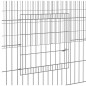 vidaXL Kaninchenkäfig 2 Paneele 220x110x55 cm Verzinktes Eisen vidaXL Kaninchenkäfig 2 Paneele 220x110x55 cm Verzinktes Eisen