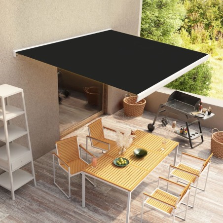 vidaXL Motorisierte Kassetten-Markise 300 cm Anthrazit