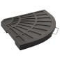 vidaXL Sonnenschirm-Gewichtsplatte Schwarz Fächerförmig 20 kg vidaXL Sonnenschirm-Gewichtsplatte Schwarz Fächerförmig 20 kg