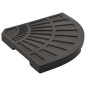 vidaXL Sonnenschirm-Gewichtsplatte Schwarz Fächerförmig 20 kg vidaXL Sonnenschirm-Gewichtsplatte Schwarz Fächerförmig 20 kg