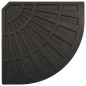 vidaXL Sonnenschirm-Gewichtsplatte Schwarz Fächerförmig 20 kg vidaXL Sonnenschirm-Gewichtsplatte Schwarz Fächerförmig 20 kg