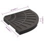 vidaXL Sonnenschirm-Gewichtsplatte Schwarz Fächerförmig 20 kg vidaXL Sonnenschirm-Gewichtsplatte Schwarz Fächerförmig 20 kg