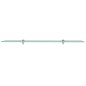 Schwebende Regale 2 Stk. Glas 100x10 cm 8 mm Schwebende Regale 2 Stk. Glas 100x10 cm 8 mm