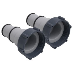 vidaXL Adapter für Poolschlauch 2 Stk. Kunststoff 