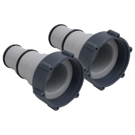 vidaXL Adapter für Poolschlauch 2 Stk. Kunststoff 