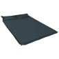 vidaXL Aufblasbare Isomatte mit Kissen 130 x 190 cm Dunkelgrün vidaXL Aufblasbare Isomatte mit Kissen 130 x 190 cm Dunkelgrün