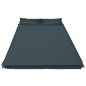 vidaXL Aufblasbare Isomatte mit Kissen 130 x 190 cm Dunkelgrün vidaXL Aufblasbare Isomatte mit Kissen 130 x 190 cm Dunkelgrün