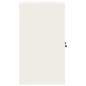 vidaXL Aktenschrank Weiß 90x40x70 cm Stahl vidaXL Aktenschrank Weiß 90x40x70 cm Stahl
