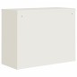 vidaXL Aktenschrank Weiß 90x40x70 cm Stahl vidaXL Aktenschrank Weiß 90x40x70 cm Stahl