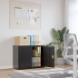 vidaXL Aktenschrank Schwarz 90x40x70 cm Stahl vidaXL Aktenschrank Schwarz 90x40x70 cm Stahl