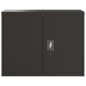 vidaXL Aktenschrank Schwarz 90x40x70 cm Stahl vidaXL Aktenschrank Schwarz 90x40x70 cm Stahl