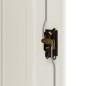 vidaXL Aktenschrank Anthrazit und Weiß 90x40x140 cm Stahl vidaXL Aktenschrank Anthrazit und Weiß 90x40x140 cm Stahl