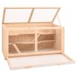 vidaXL Hamsterkäfig 104x52x54 cm Massivholz Tanne vidaXL Hamsterkäfig 104x52x54 cm Massivholz Tanne
