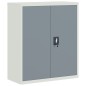 vidaXL Aktenschrank Hellgrau und Dunkelgrau 90x40x105 cm Stahl vidaXL Aktenschrank Hellgrau und Dunkelgrau 90x40x105 cm Stahl