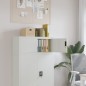 vidaXL Aktenschrank Hellgrau 90x40x40 cm Stahl vidaXL Aktenschrank Hellgrau 90x40x40 cm Stahl
